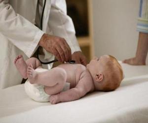 yapboz Çocuk doktoru bebek keşfetmek